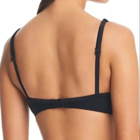 Bar III Swim Top Natural Beauty Mesh Strap Sling Balconette NWT Sz XS - Picture 2 of 9